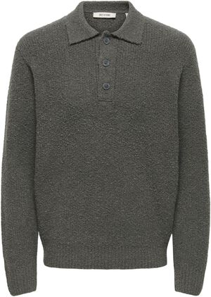 ONSDALE RLX LS POLO KNIT NOOS