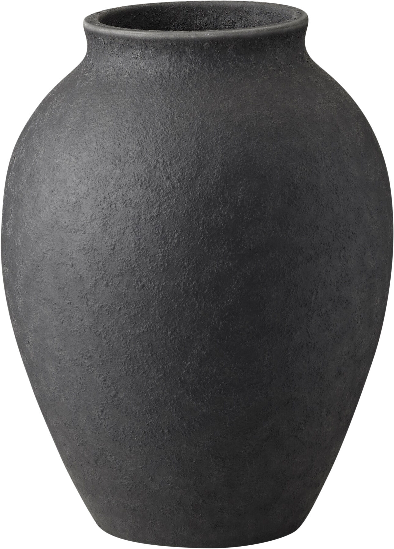 Knabstrup vase H 12.5 cm black