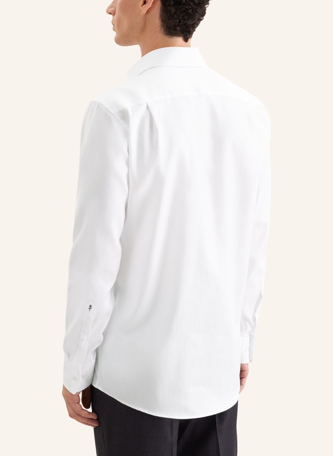 Business shirt Regular 1/1 Shark Collar Herringbone