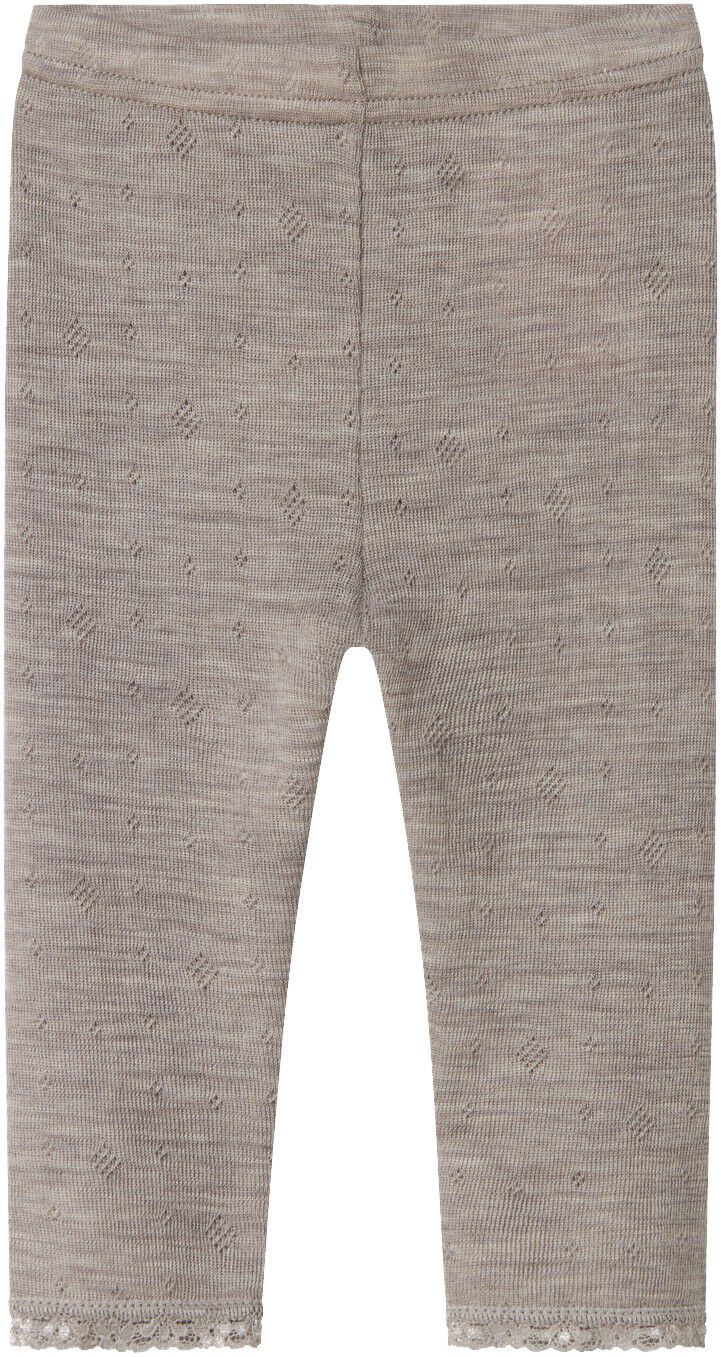 NBFWANG WOOL NEEDLE LEGGING SOLID N