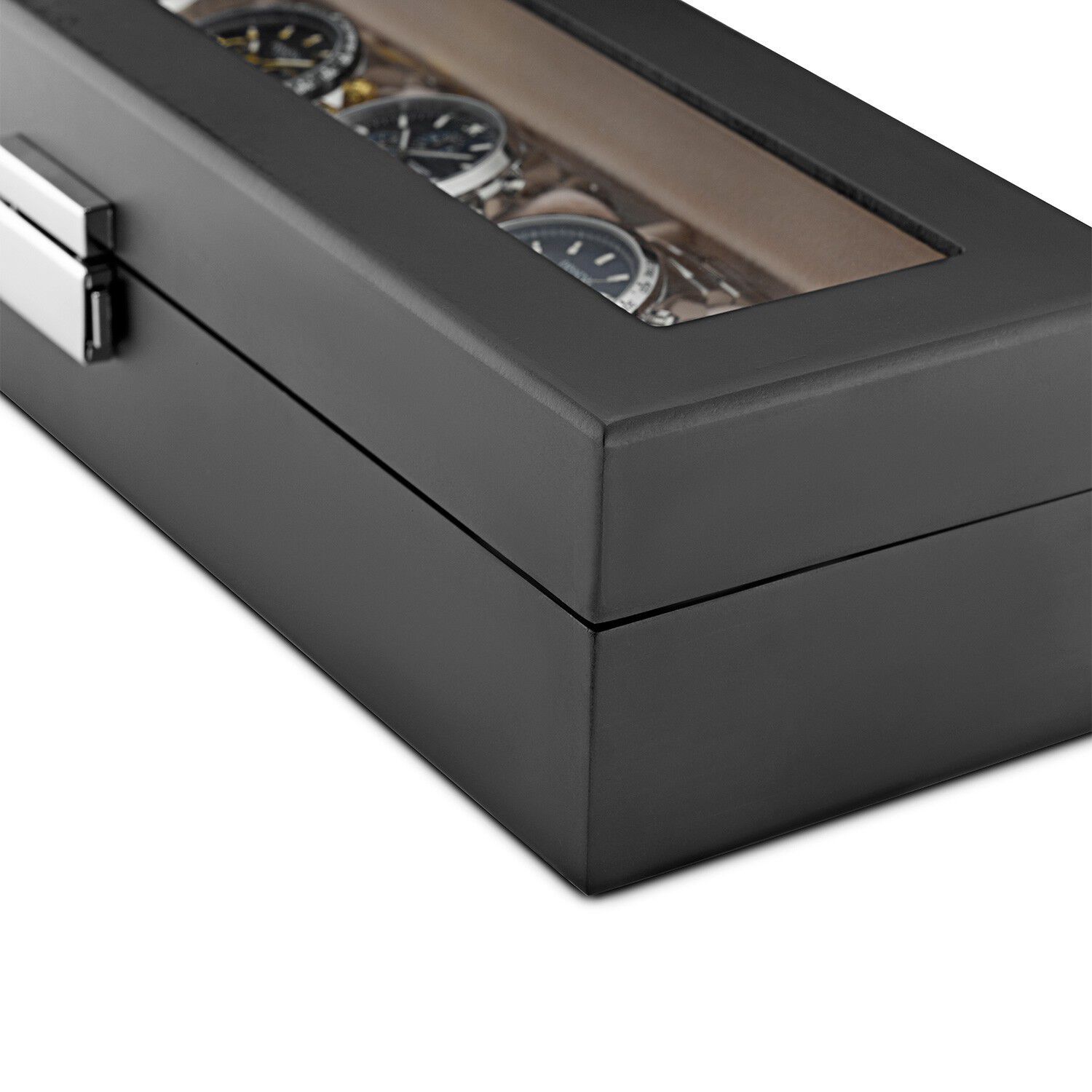 Watch Box 6 Watches Black Wood DIT0