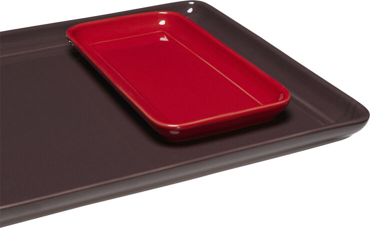 Amare Bakke Burgundy/Rød sæt af 2