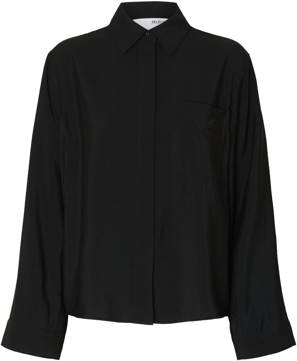 Slfamara Ls Relaxed Shirt Noos