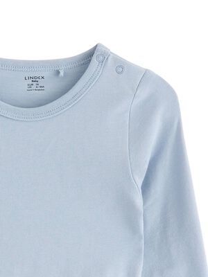 Babybody i bomullsjersey med lange