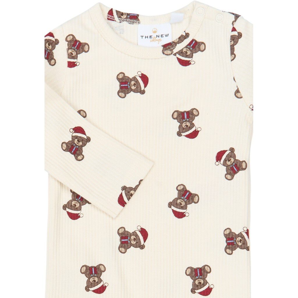 Tnsbholiday Teddy L_S Rib Jumpsuit