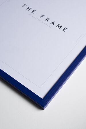 Poster&Frame - Blue wood 30x40cm