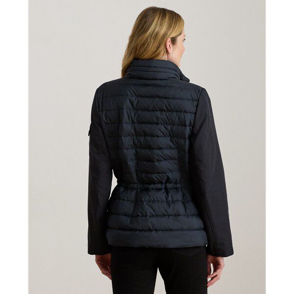 Quilted Funnelneck Puffer Jacket