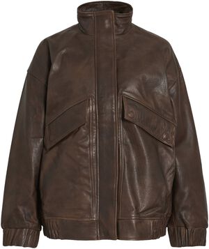 ROUSIMONE LS OVERSIZED LEATHER JACK