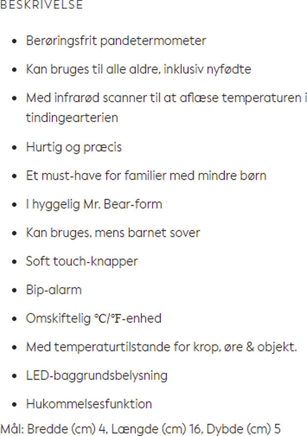 Olivier Digital Thermometer