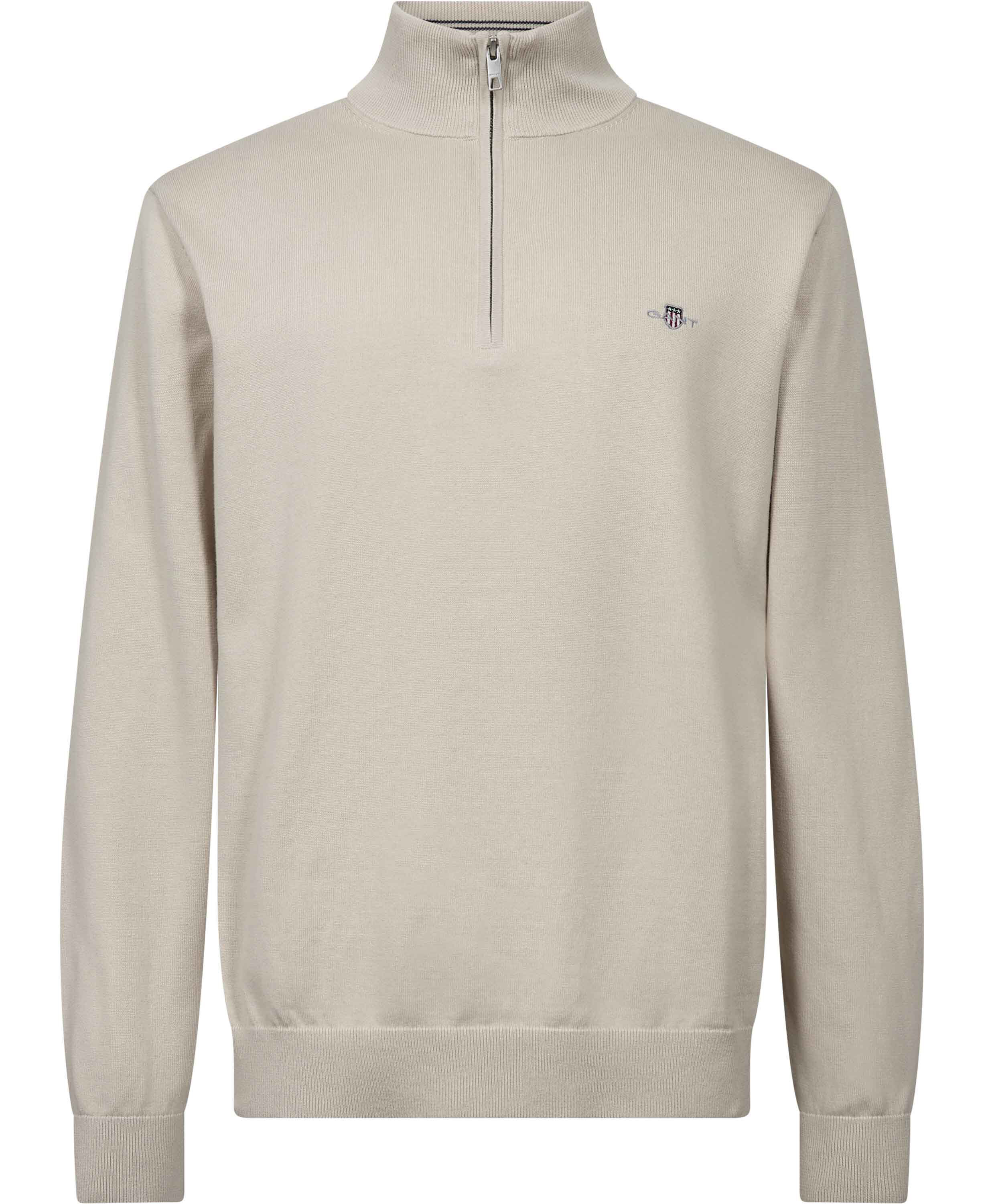 Cotton Half-Zip Sweater