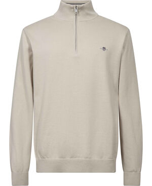 Cotton Half-Zip Sweater
