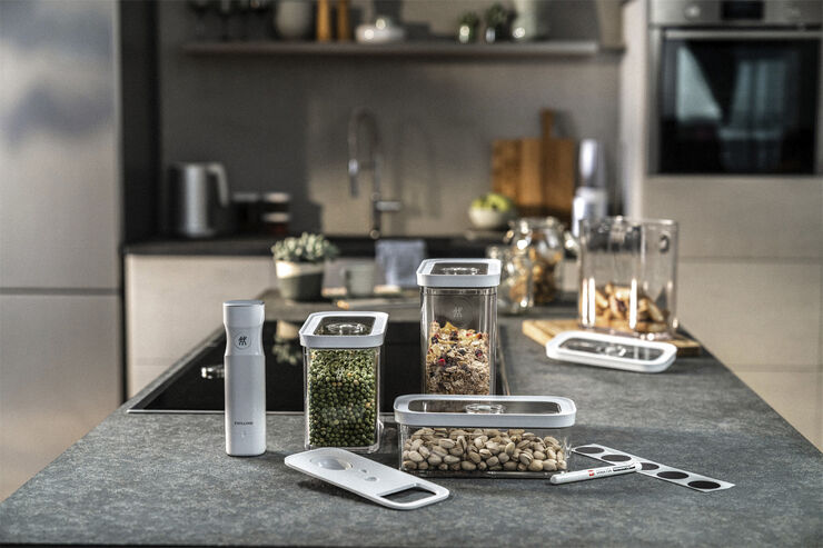 Fresh & Save CUBE Sæt S/M12 gennemsigtig-hvid