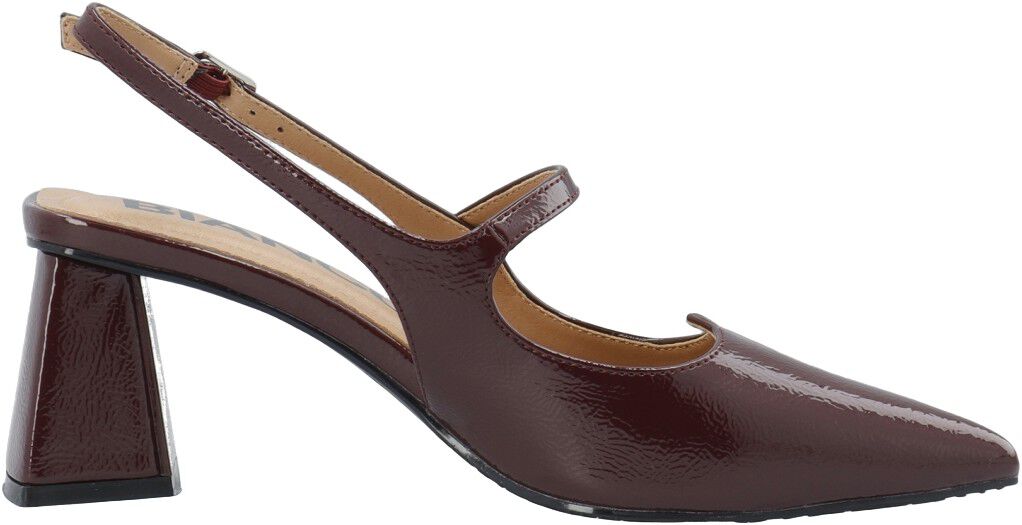 BIAMARALYN Heart Mary Jane Slingback Faux Leather
