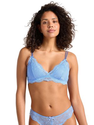 Bralette med blonder