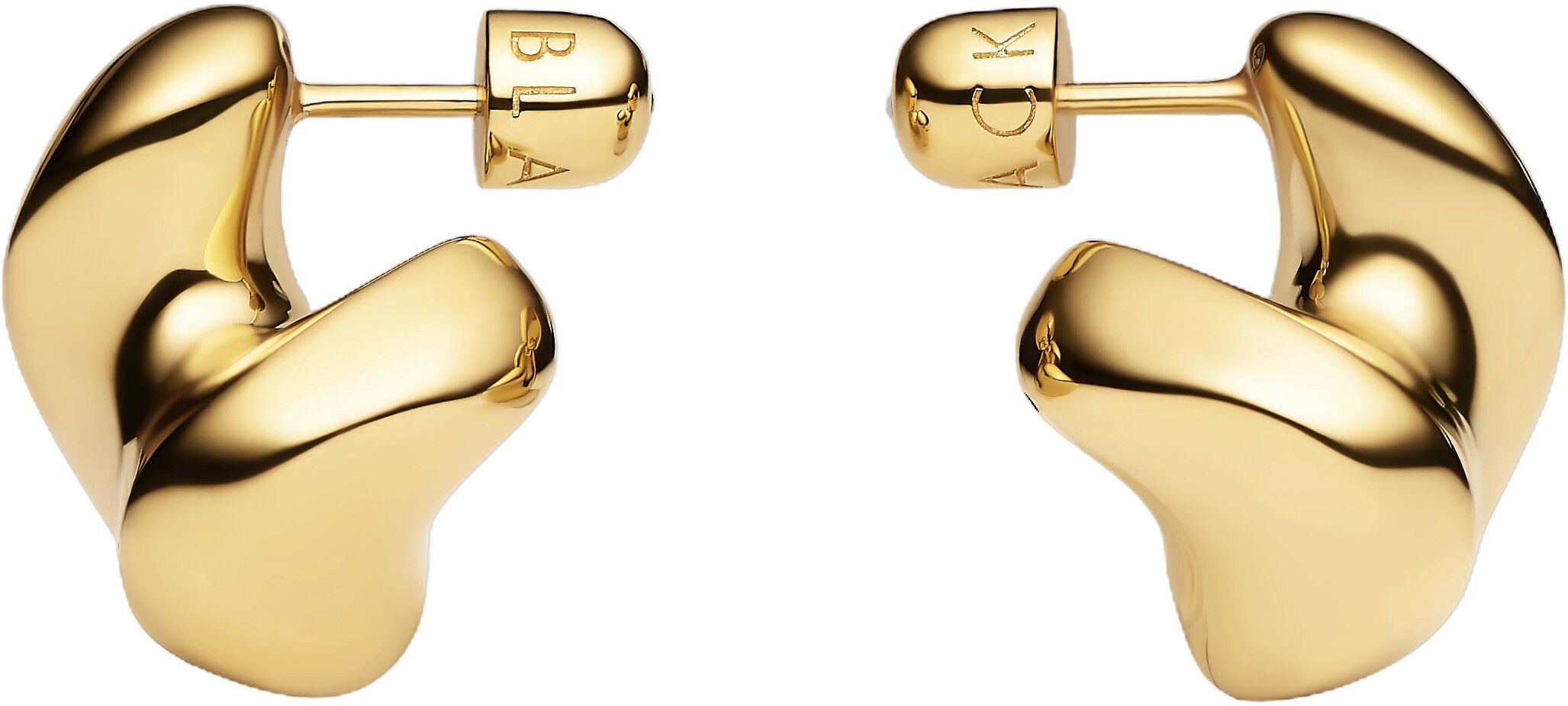 Saddle Earring Small Gold