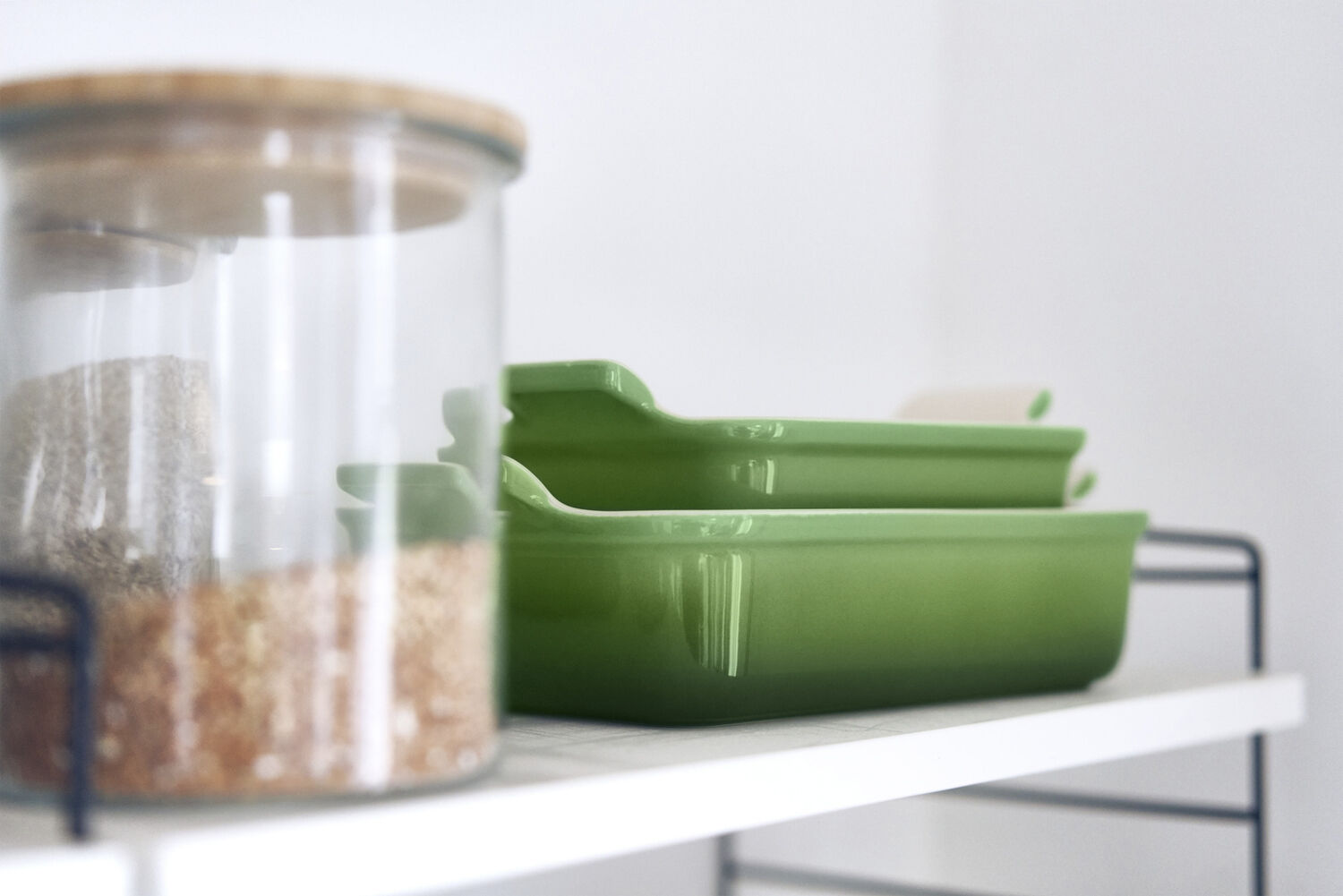 Heritage Rekt Fad 37/32cm Bamboo Green