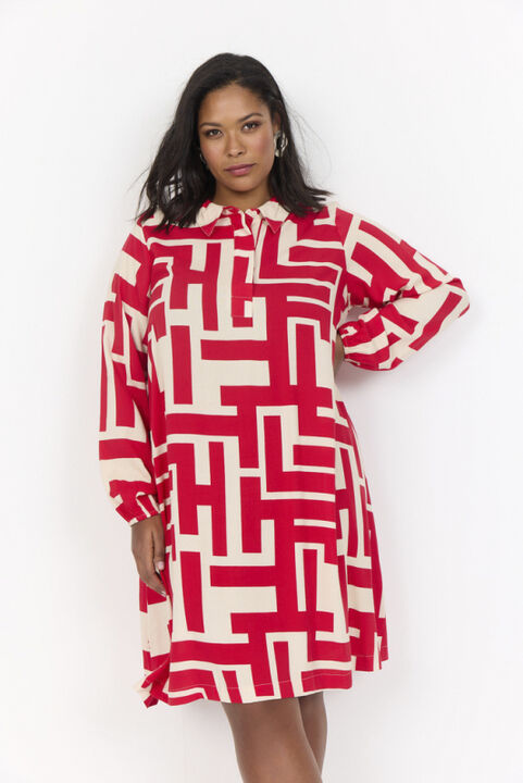 Curvy WA-ALVA 3 Kjole Rød