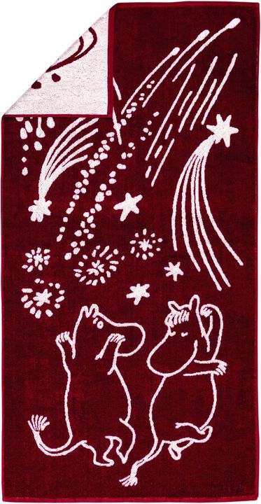 Moomin Arabia 70x140cm badehåndklæde Festlige Øjeblikke GOTS