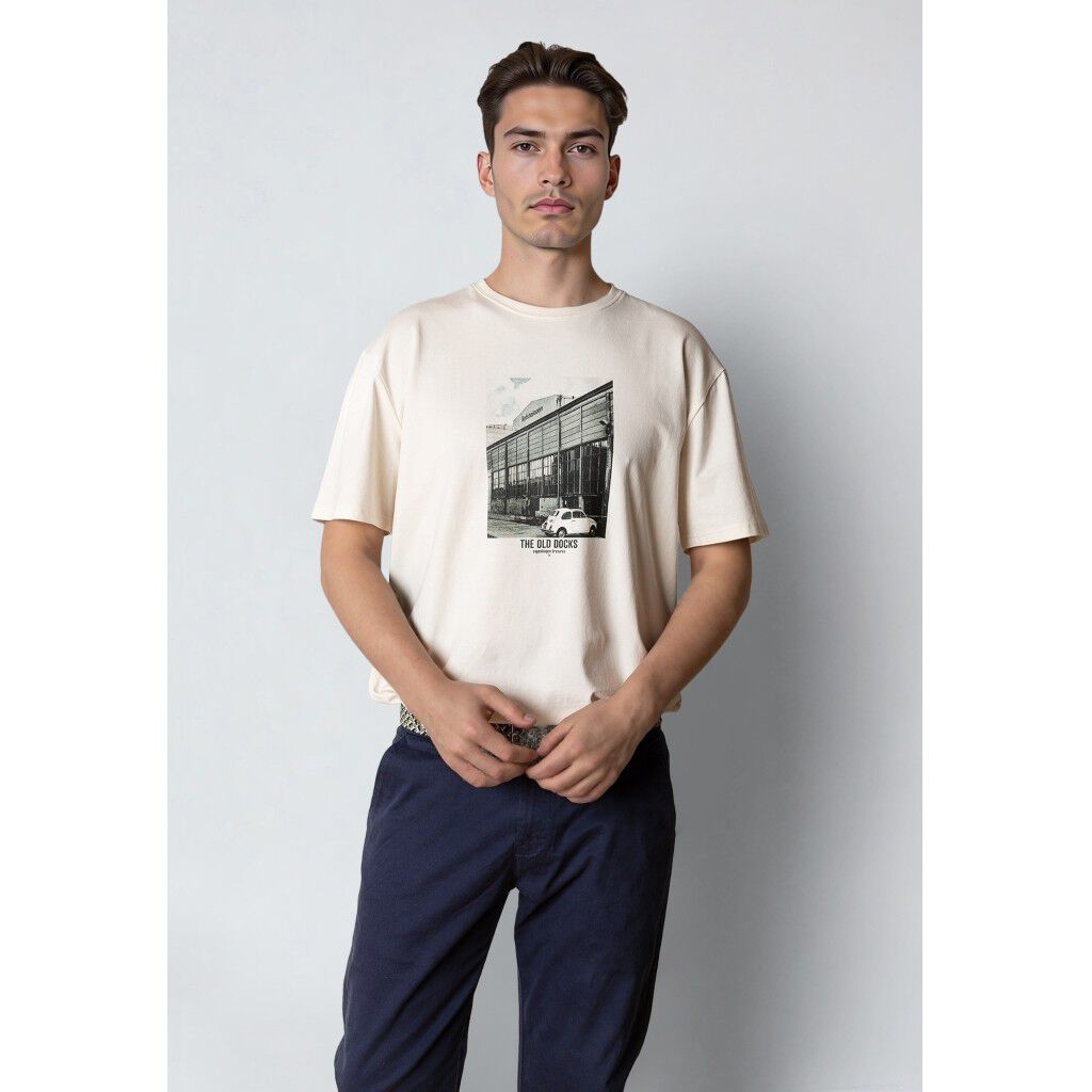 Old docks organic t-shirt