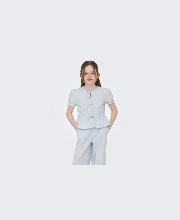 KOGCLARA S/S BOW SHIRT WVN NOOS