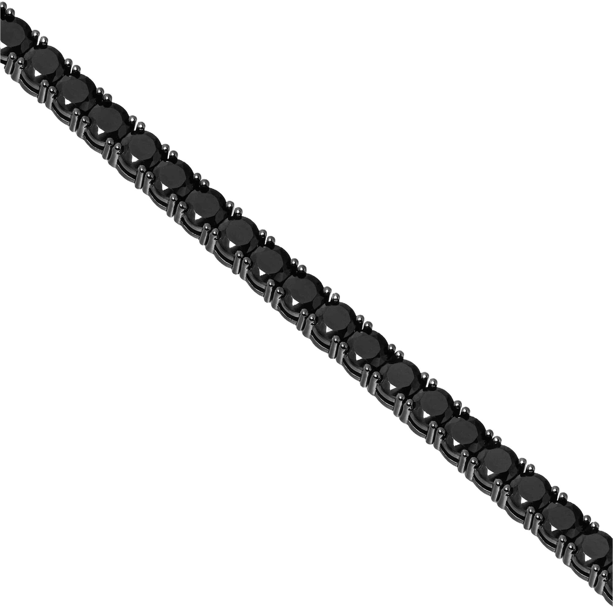 Black Tennis Bracelet