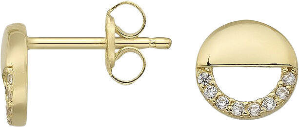 Half moon &oslash;restikker - 8 kt.