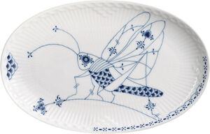 R Creatures Oval Assiette23,5cm Grasshop