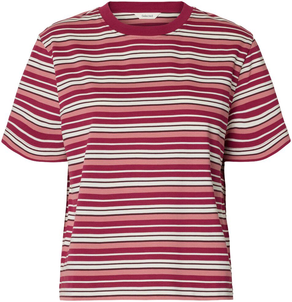 Slwessential Ss Striped Boxy Tee Noos