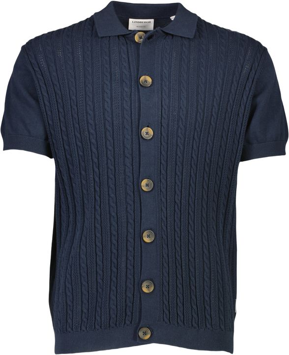 Knitted S/S cable cardigan