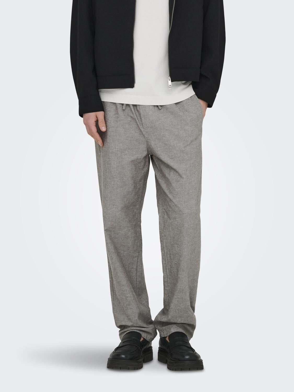 ONSSINUS LOOSE 0007 COT LIN PANT NO