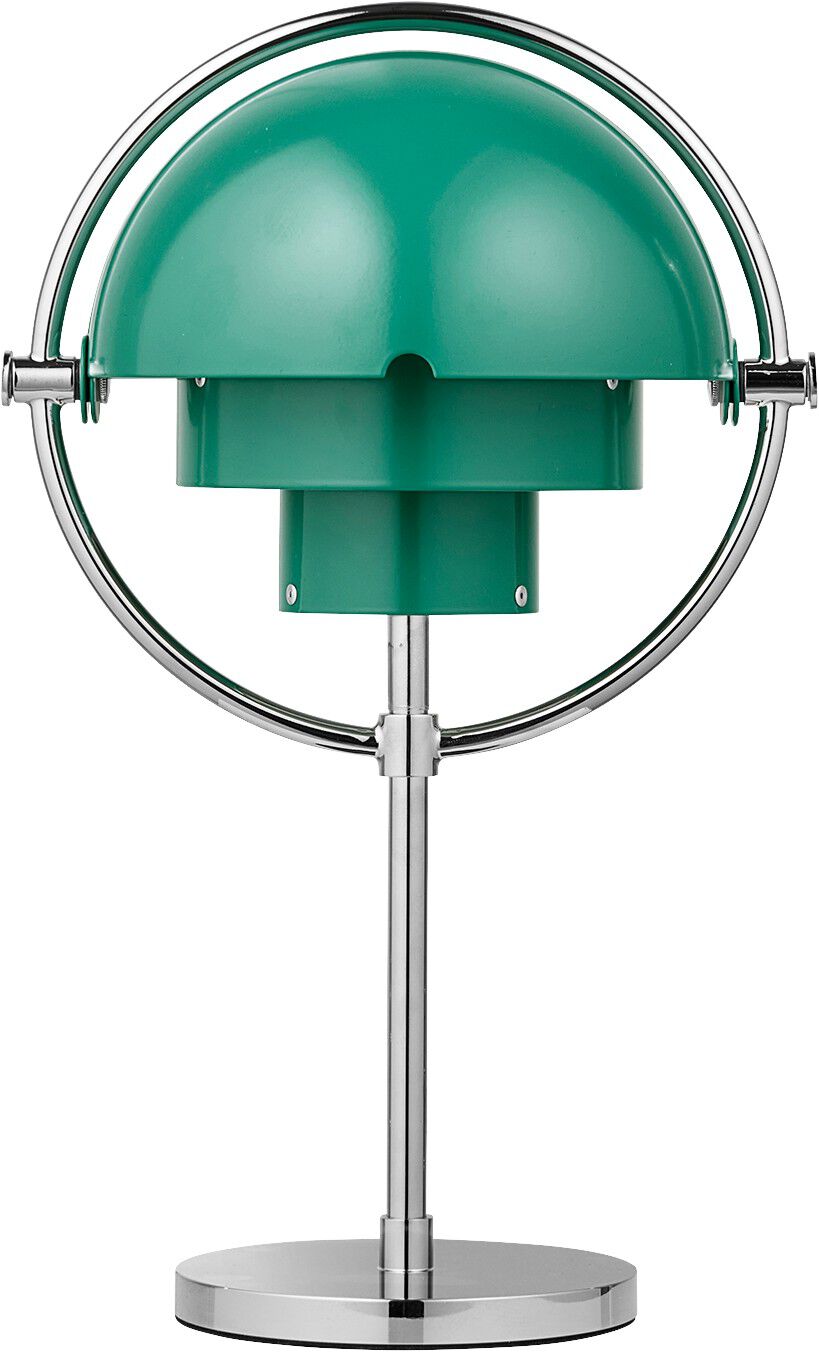 Multi-Lite Portable Lamp, EU (Base: Chrome, Shade: Teal Green)