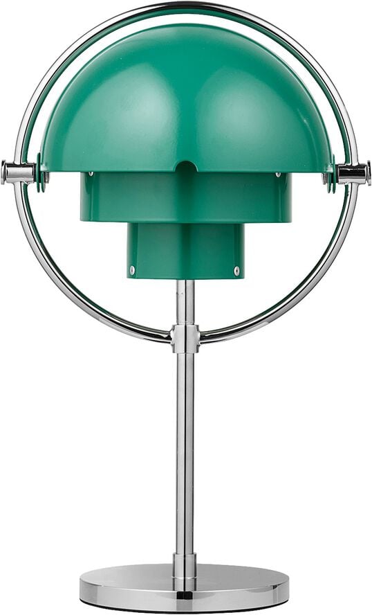 Multi-Lite Portable Lamp, EU (Base: Chrome, Shade: Teal Green)