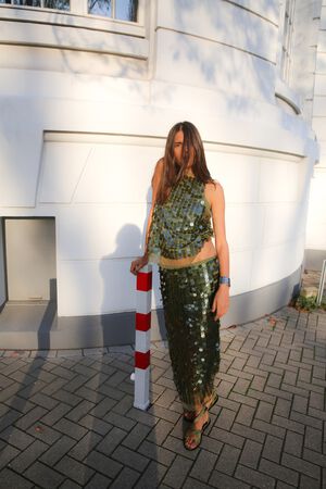 Clover sequins pencil skirt - Lior
