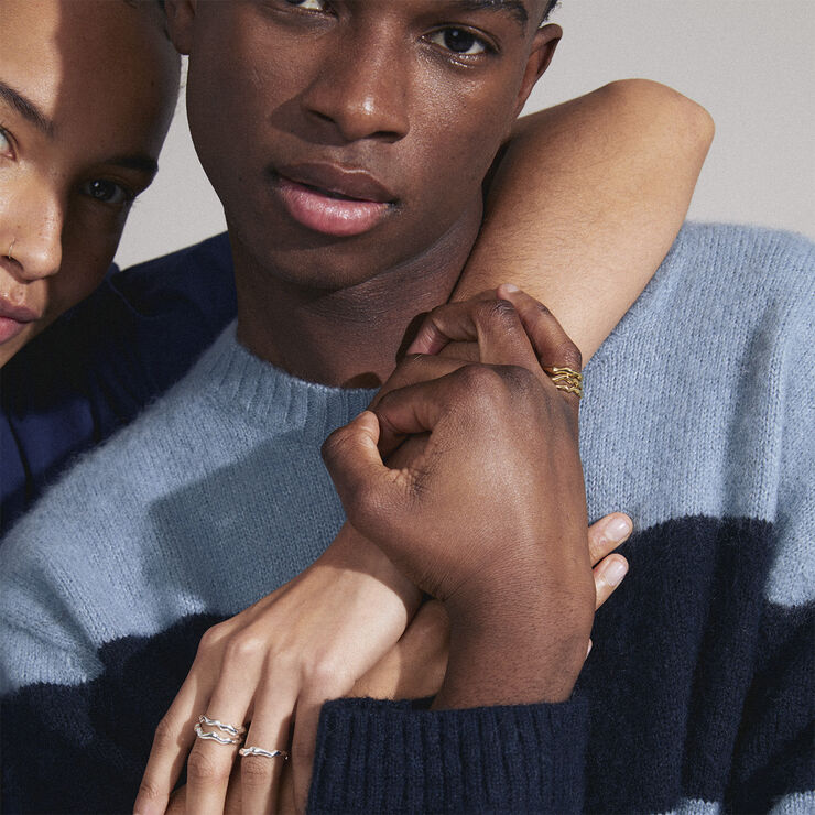 PENELOPE recycled ring silver-plated