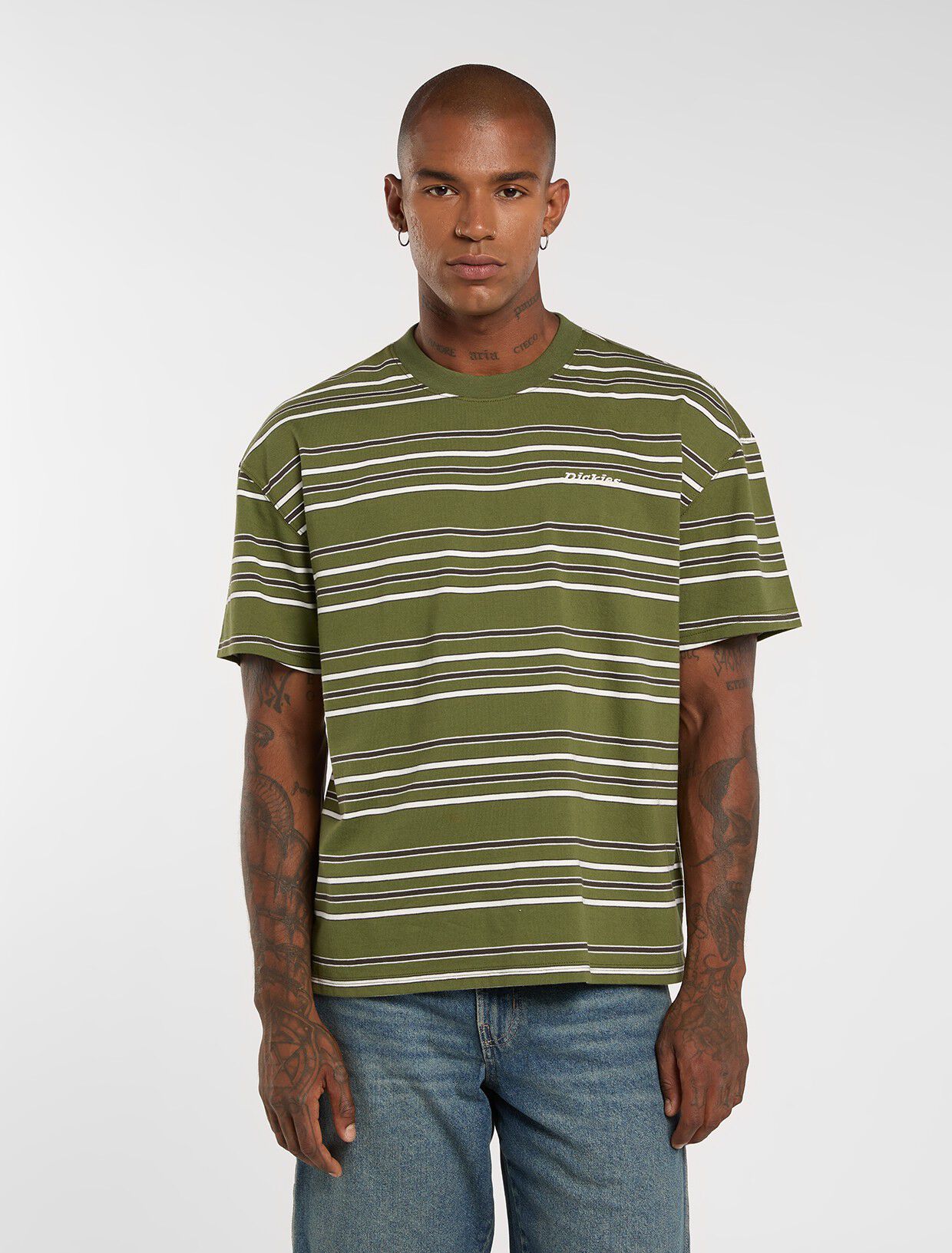 EAST LIBERTY STRIPE SS TEE CYPRESS