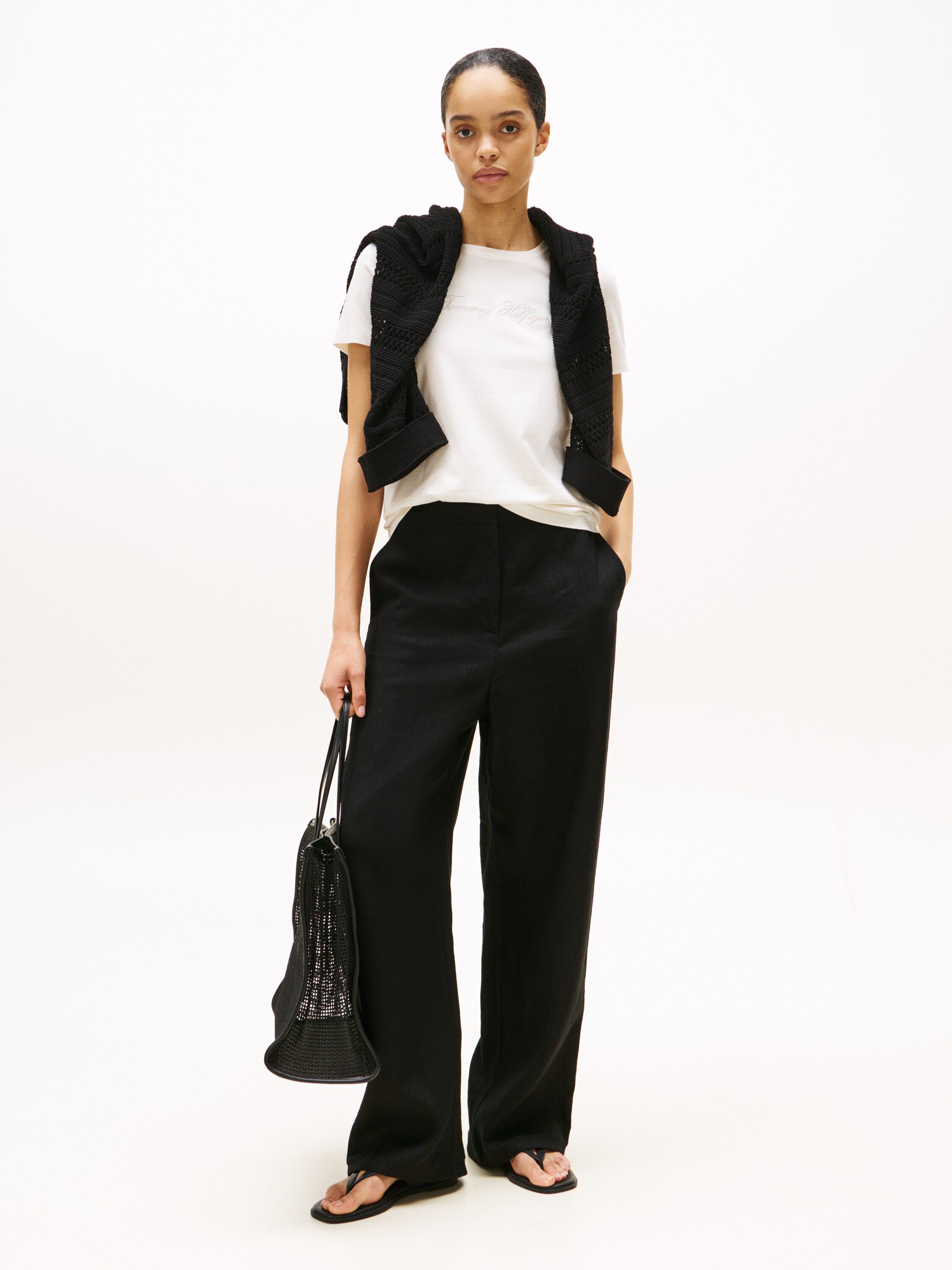 LUREX SCRIPT REG C-NK SS TEE