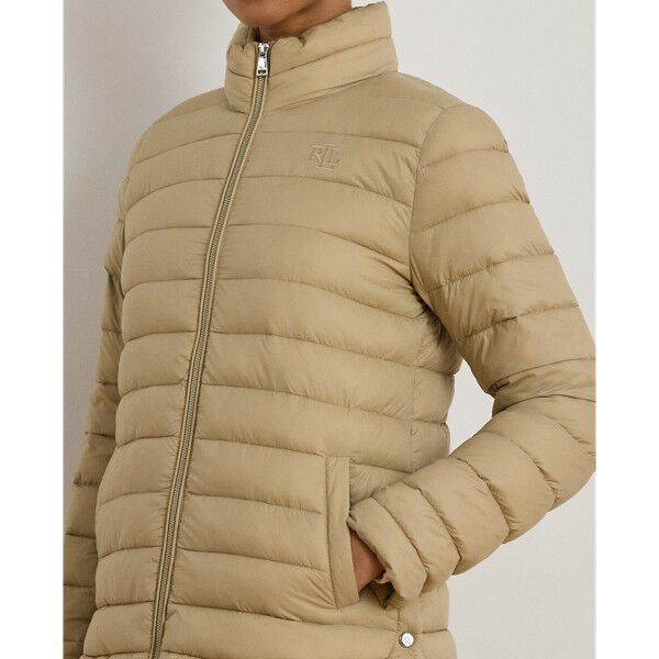 Quilted Funnelneck Puffer Jacket