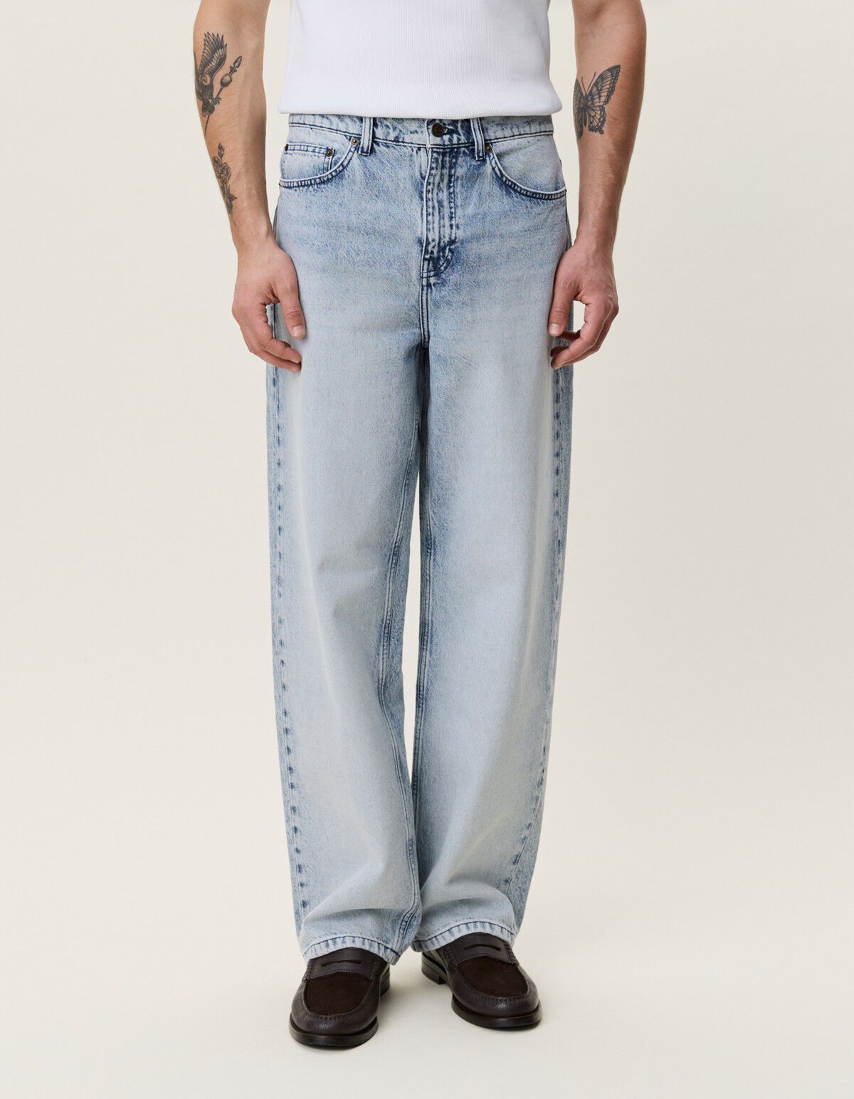 Roi Bleached Denim Jeans