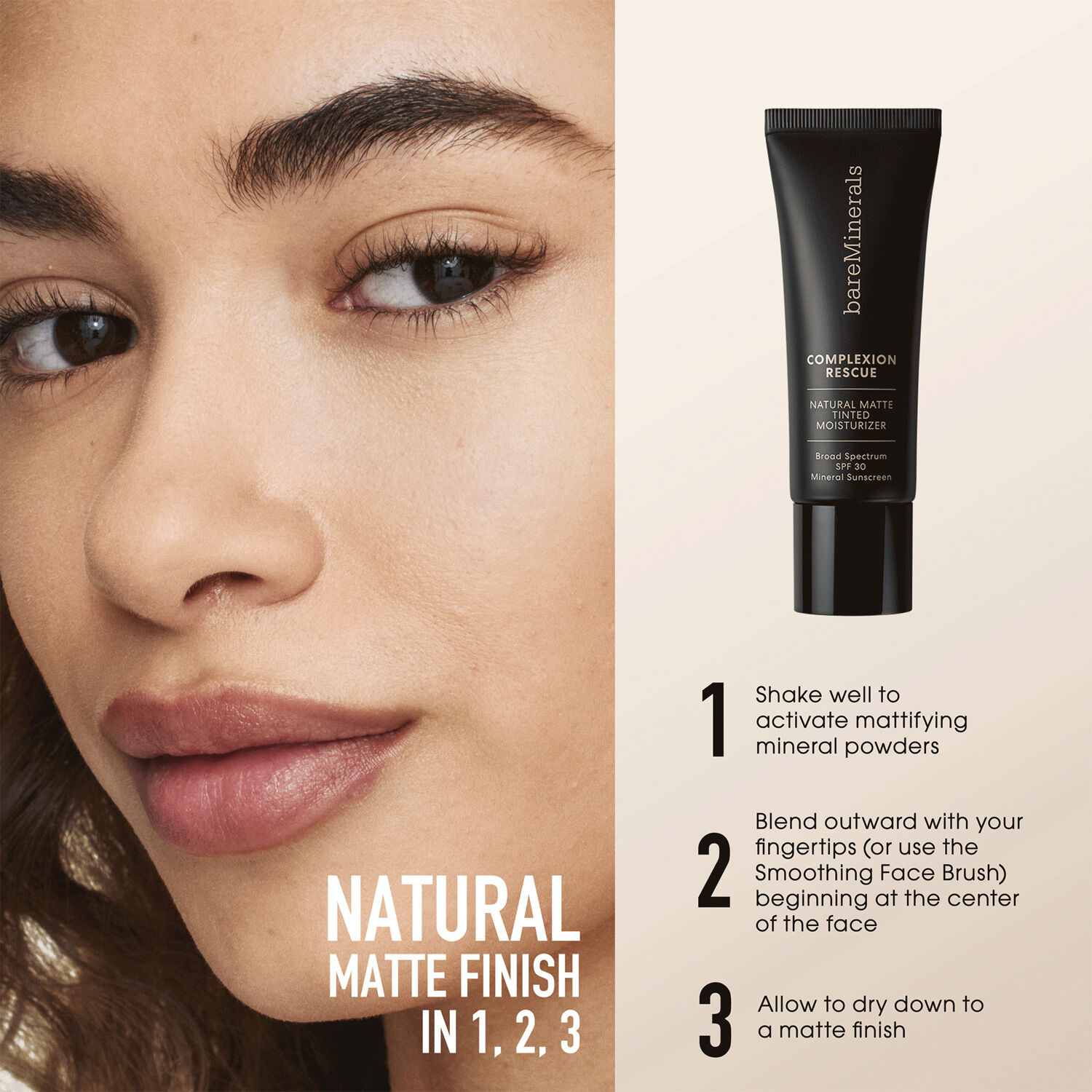 Complexion Rescue Natural Matte Tinted Moisturizer Mineral SPF 30 Ches