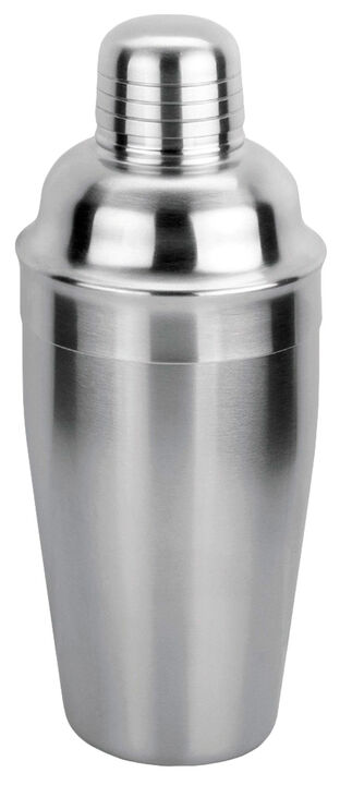 "Shaker med sil 0,5 liter 20,8 cm Matt stål"