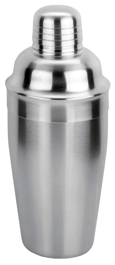 "Shaker med sil 0,5 liter 20,8 cm Matt stål"