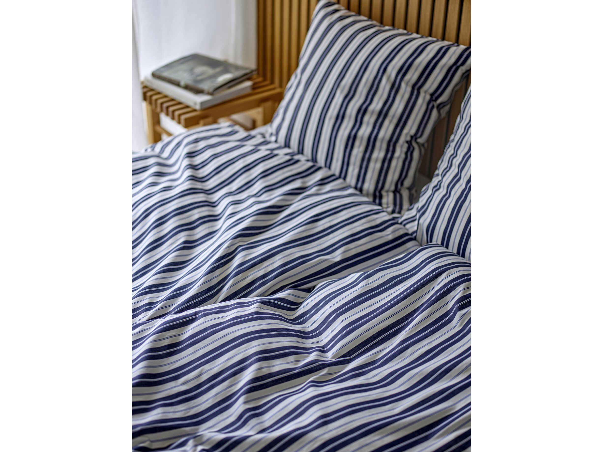 Sengesett 140x220 Flow Navy blue