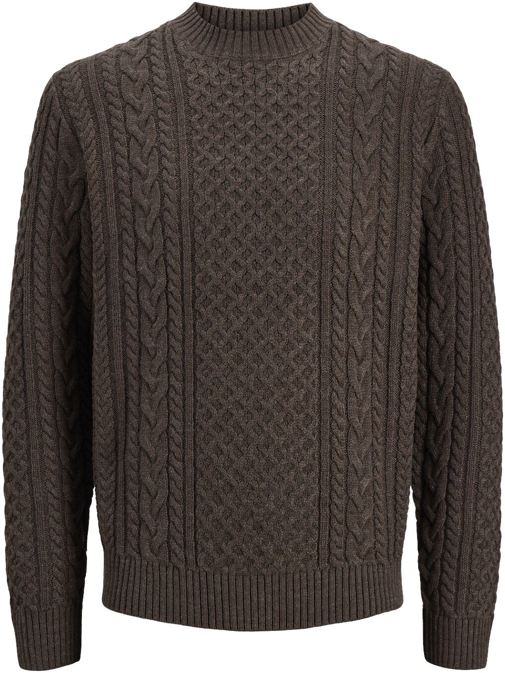 Jprblucallum Cable Knit Crew Neck Jnr