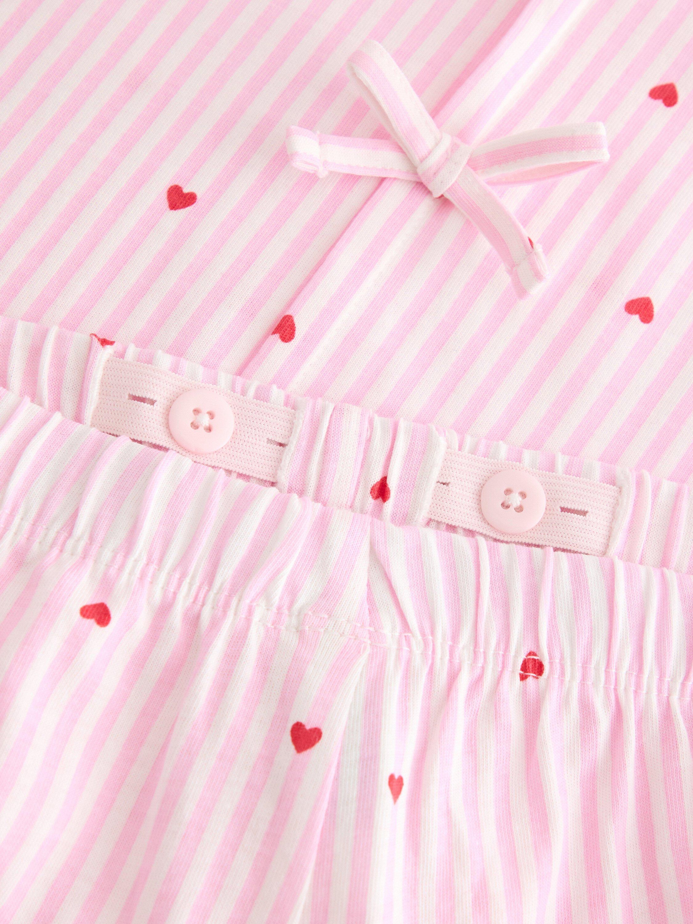 Pyjama LS bows and frill