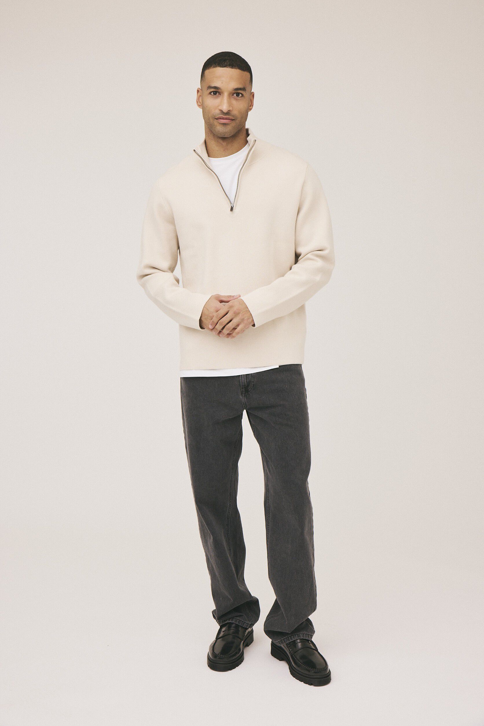 Elo half zip knit - EcoVero