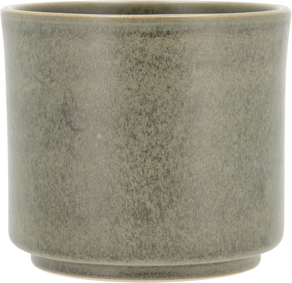 Blomsterpotte Leer 15 x 13 cm Grønn Steintøy