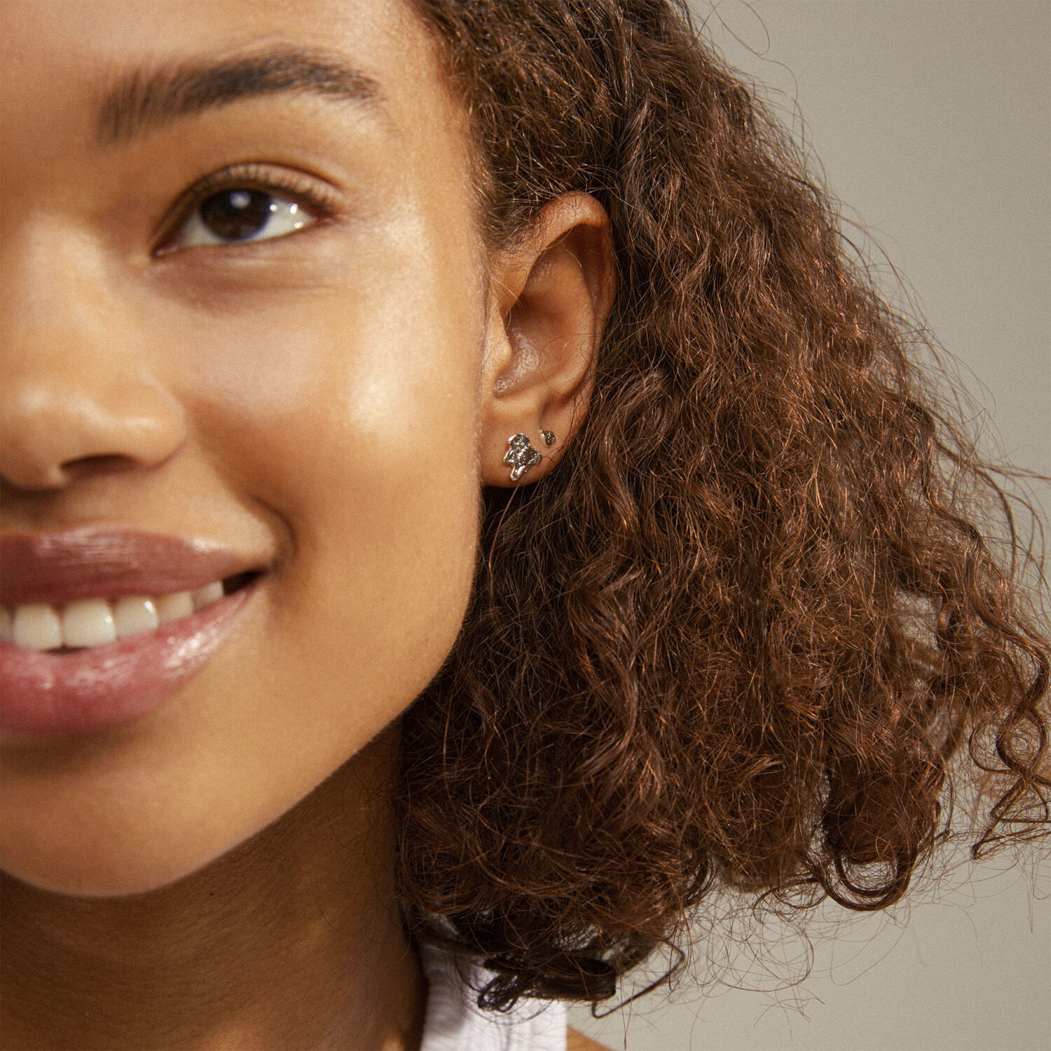 HORIZON earrings silver plated