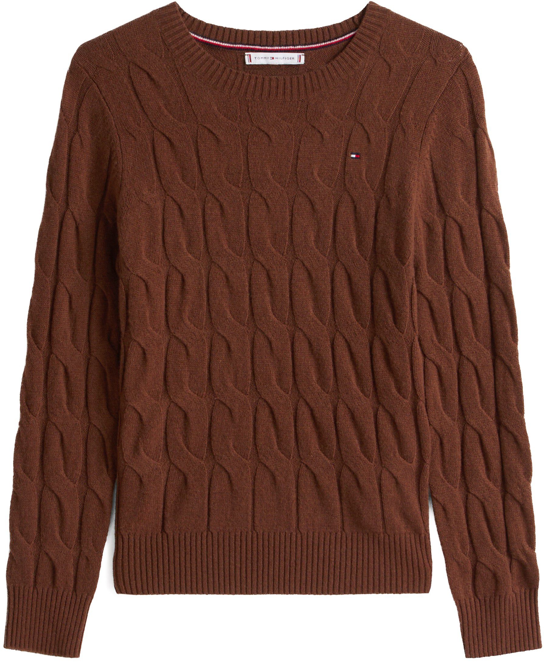 Pure Wool Chain Cable Knit Jumper