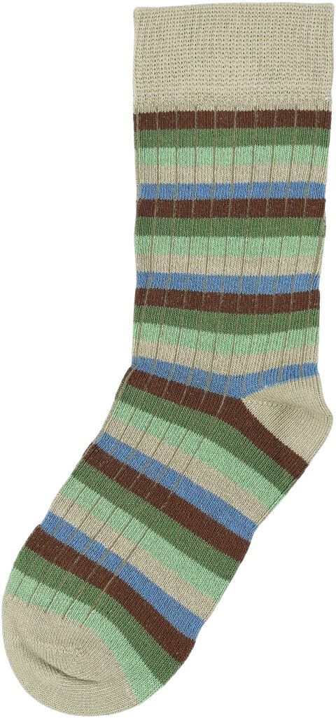 Minipop Bamboo Multi Stripe-sokker