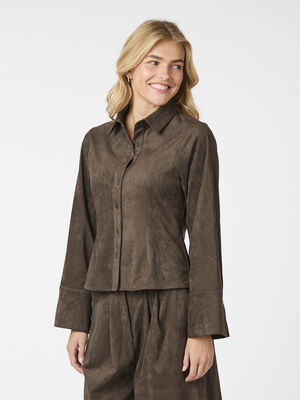 Rosa Faux Suede Shirt